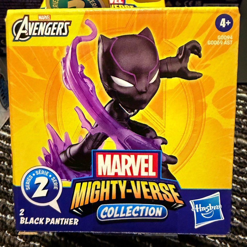 Marvel Mighty-Verse Series 2 Black Panther Kids Avengers Mini Figure New